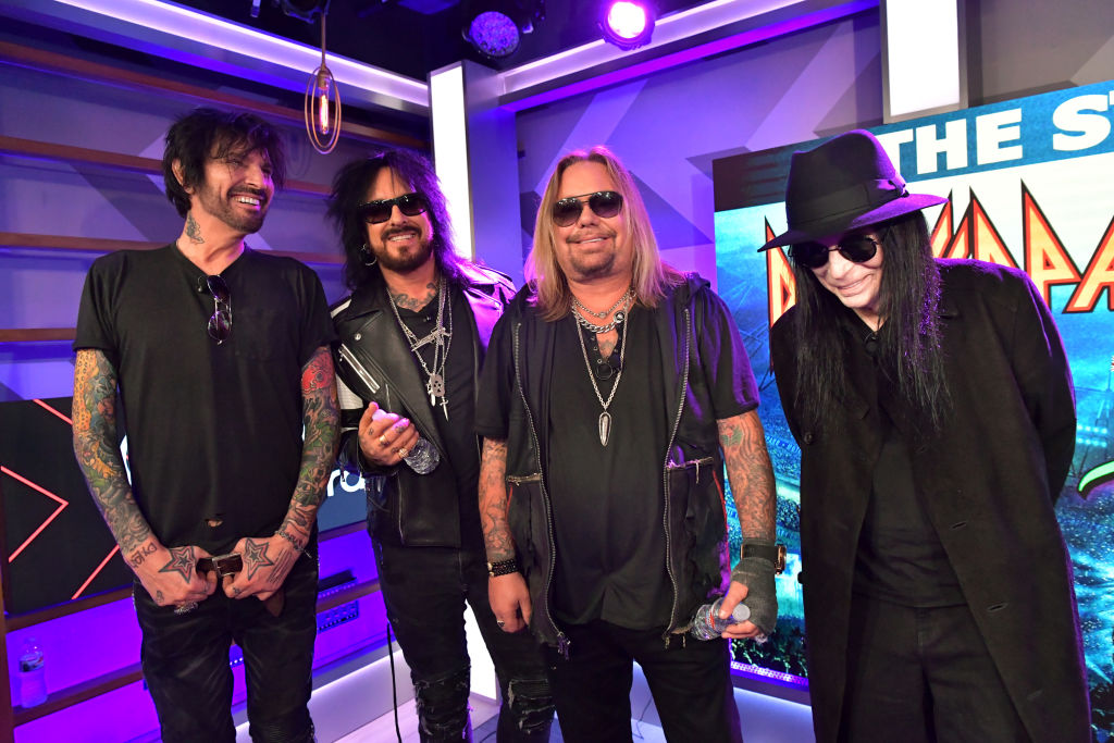 Press Conference For THE STADIUM TOUR DEF LEPPARD - MOTLEY CRUE - POISON At SiriusXM's Hollywood Studios
