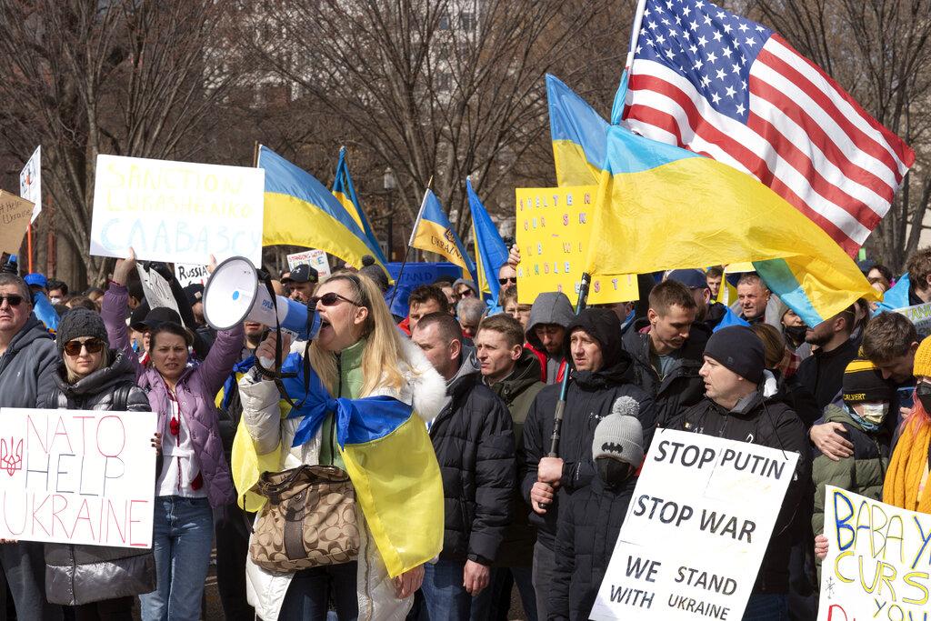 Invasion of Ukraine protested across the globe