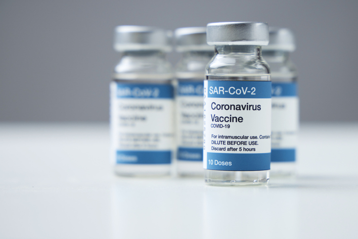 COVID-19 vaccine vials