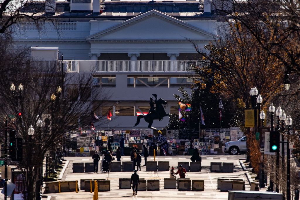 Parade Viewing Stand Dismantled As Biden Plans Pared-Down Inauguration