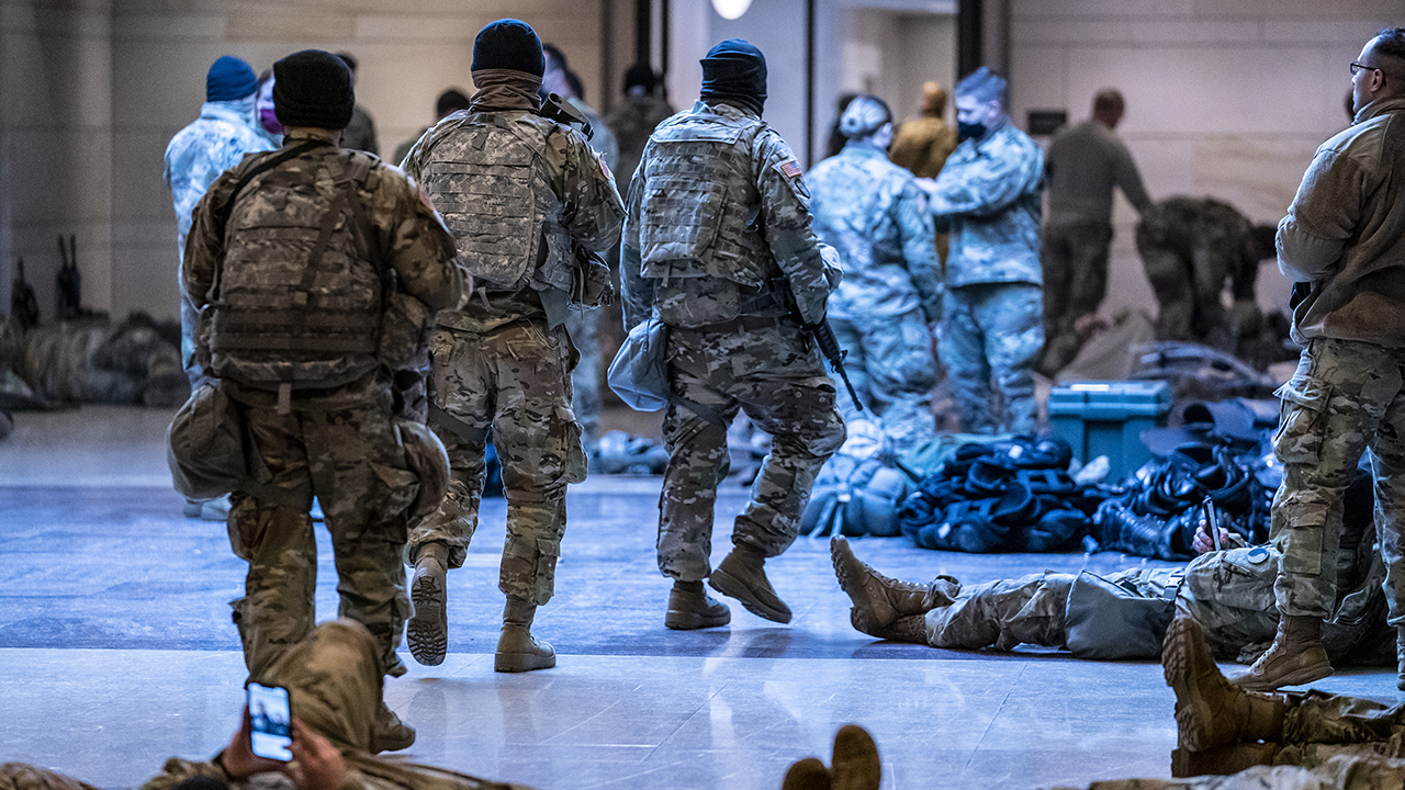 National Guard troops gather, reinforce security in US Capitol