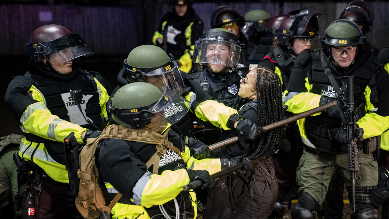 Photos: Protests continue in Minnesota after fatal police shooting of Daunte Wright