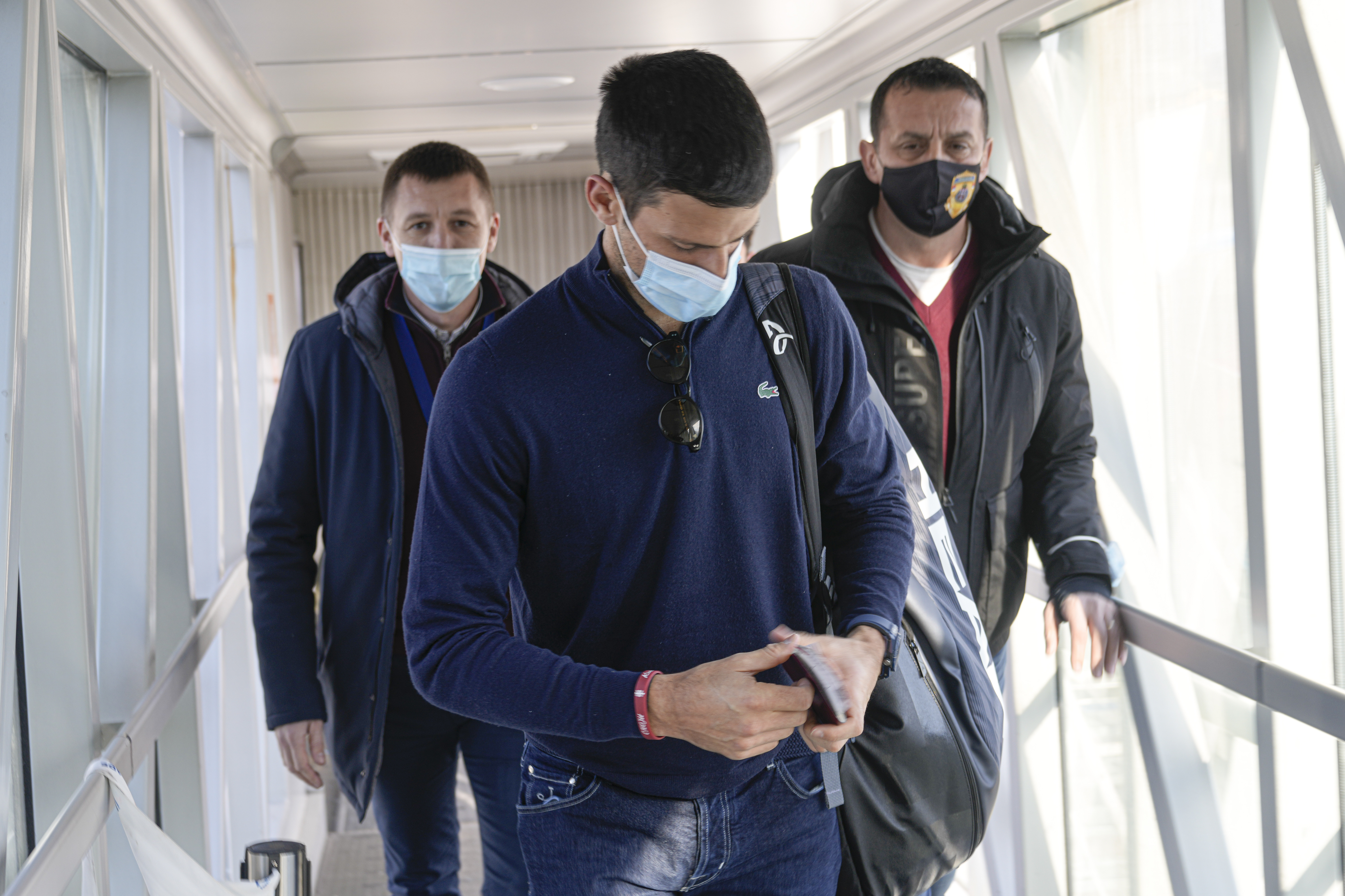Photos: Novak Djokovic arrives in Serbia after deportation from Australia