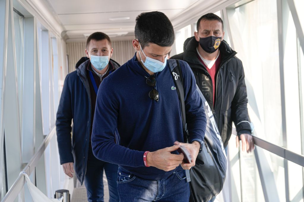 Photos: Novak Djokovic arrives in Serbia after deportation from Australia