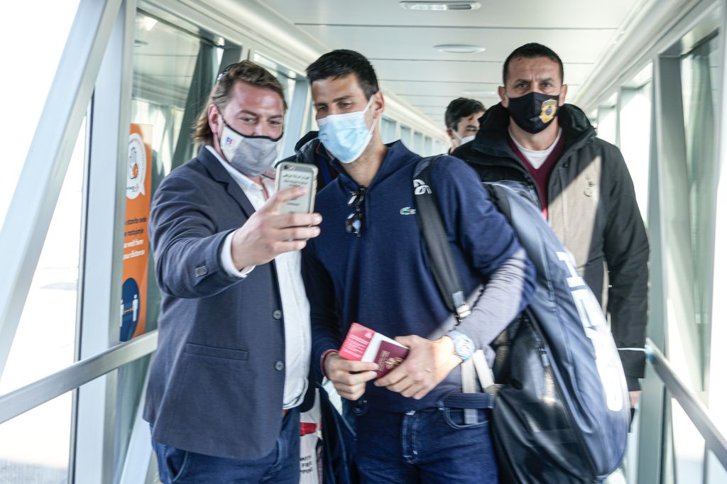 Photos: Novak Djokovic arrives in Serbia after deportation from Australia