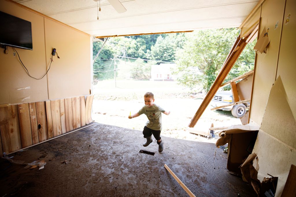 Photos: Virginia flooding washes out homes, roads