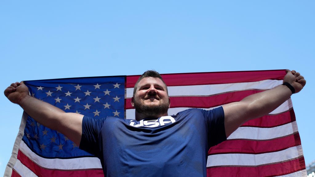Photos: Ryan Crouser wins Olympic gold, sets record in shot put
