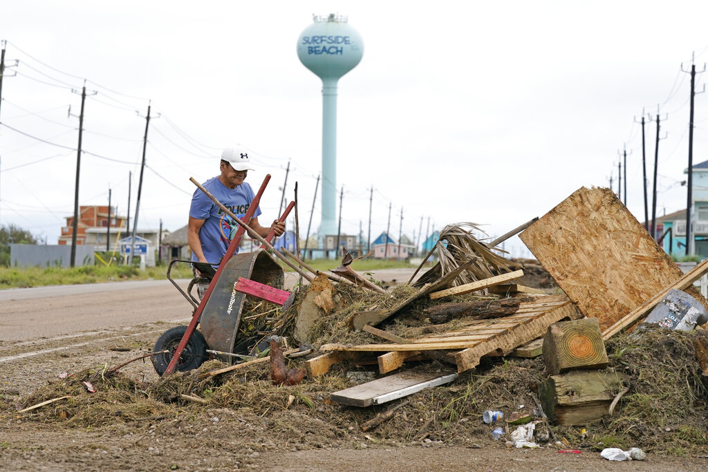 Tropical Storm Nicholas aftermath