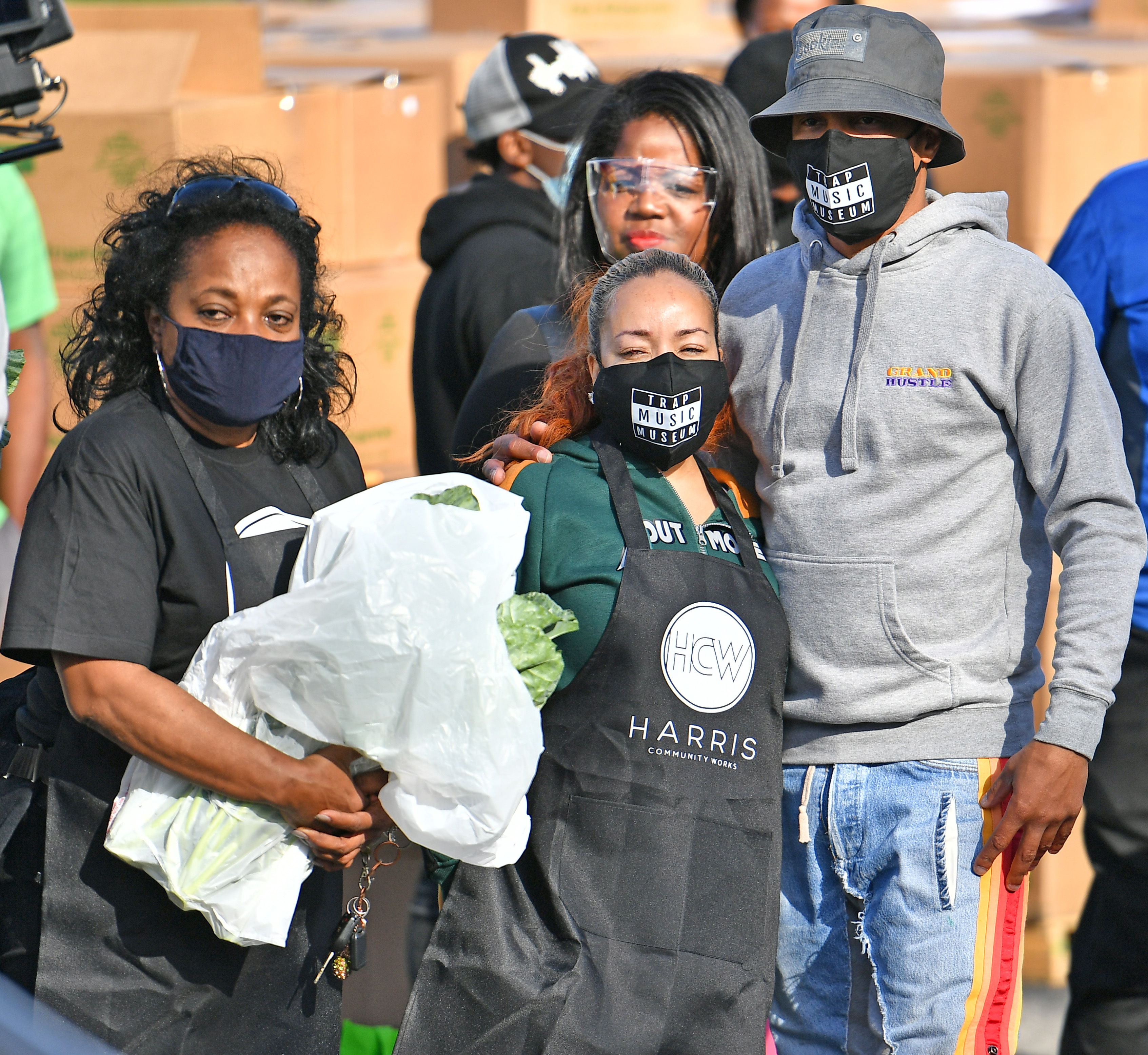 Rapper T.I. gives 1,000 Thanksgiving turkeys to families in need at Atlanta event