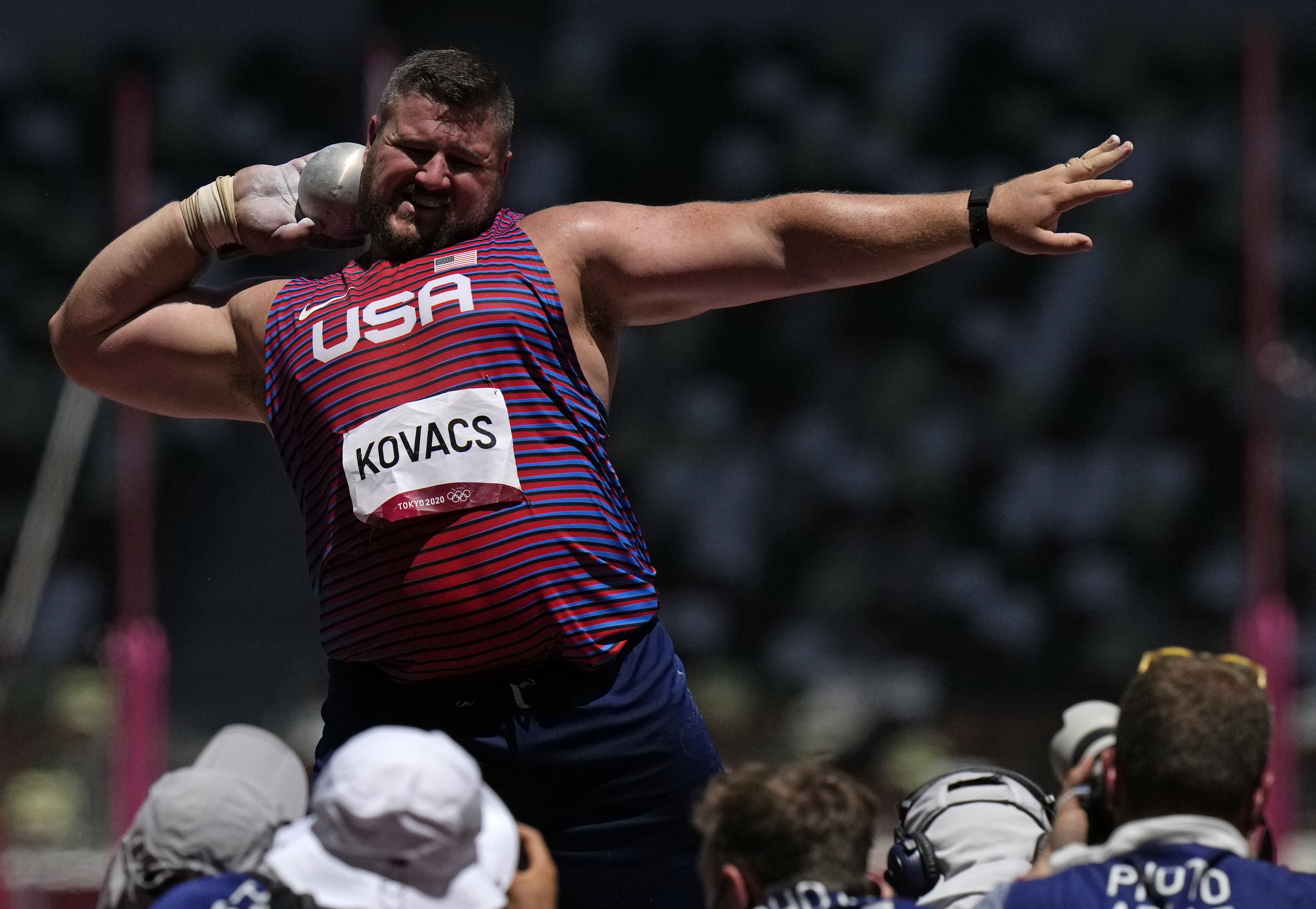 Photos: Ryan Crouser wins Olympic gold, sets record in shot put