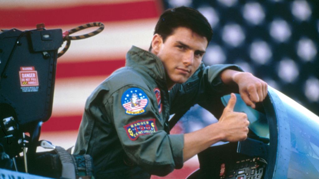 1986 - On the set of Top Gun