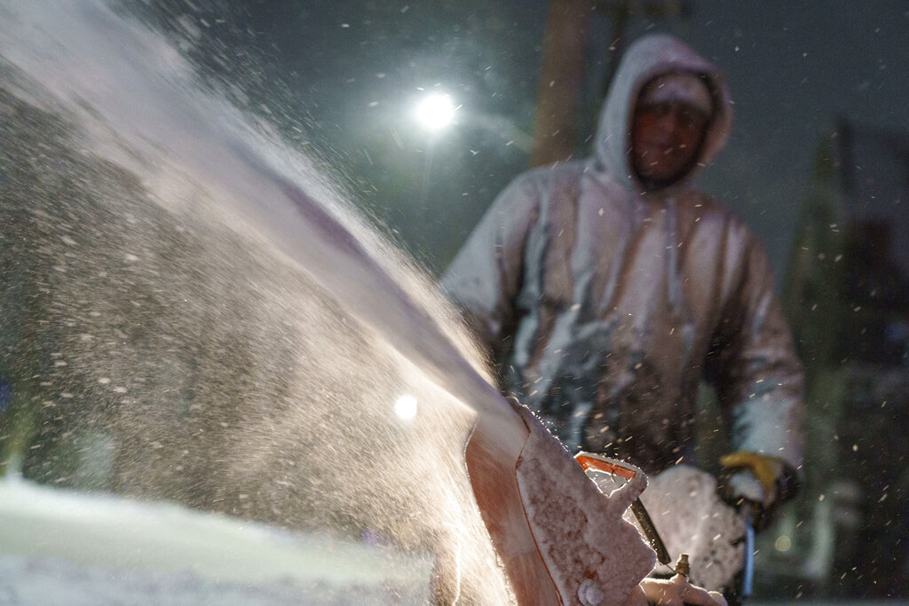 Winter weather blankets northeast