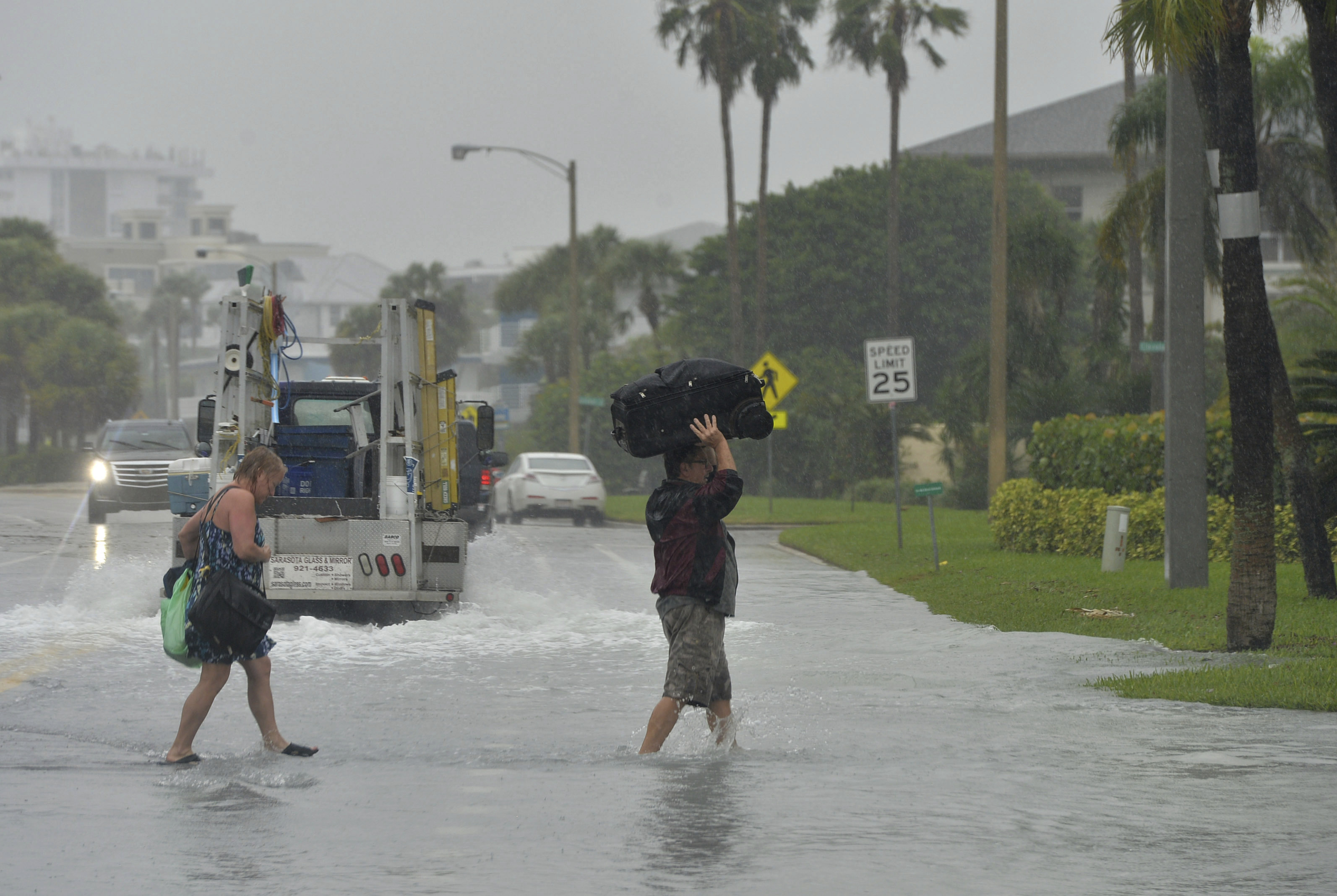 Tropical Storm Eta dumps blustery rain on west Florida, makes landfall near Cedar Key