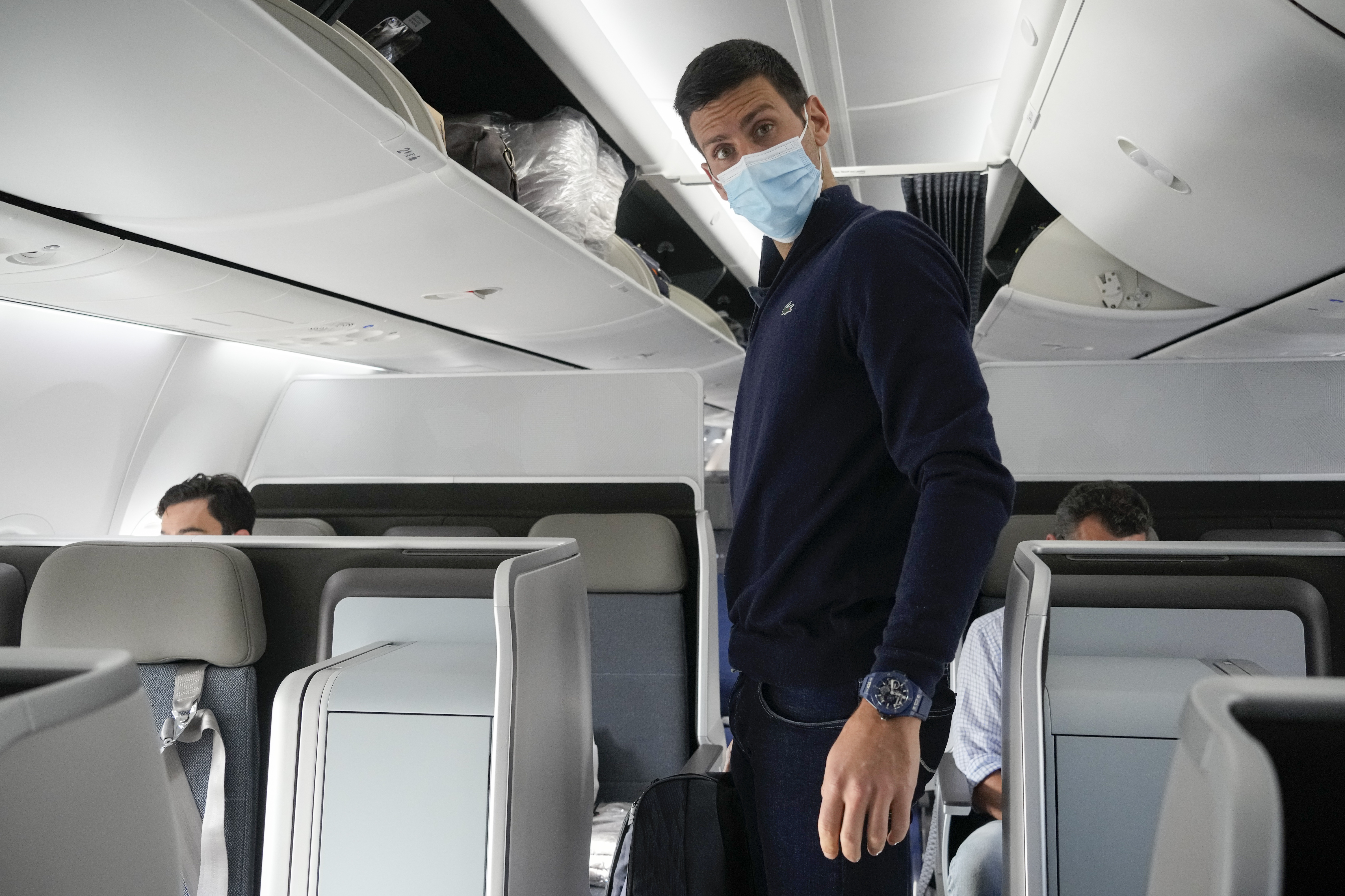 Photos: Novak Djokovic arrives in Serbia after deportation from Australia