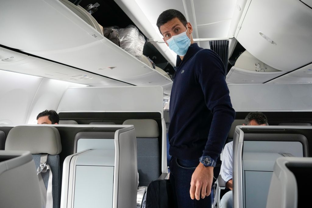 Photos: Novak Djokovic arrives in Serbia after deportation from Australia