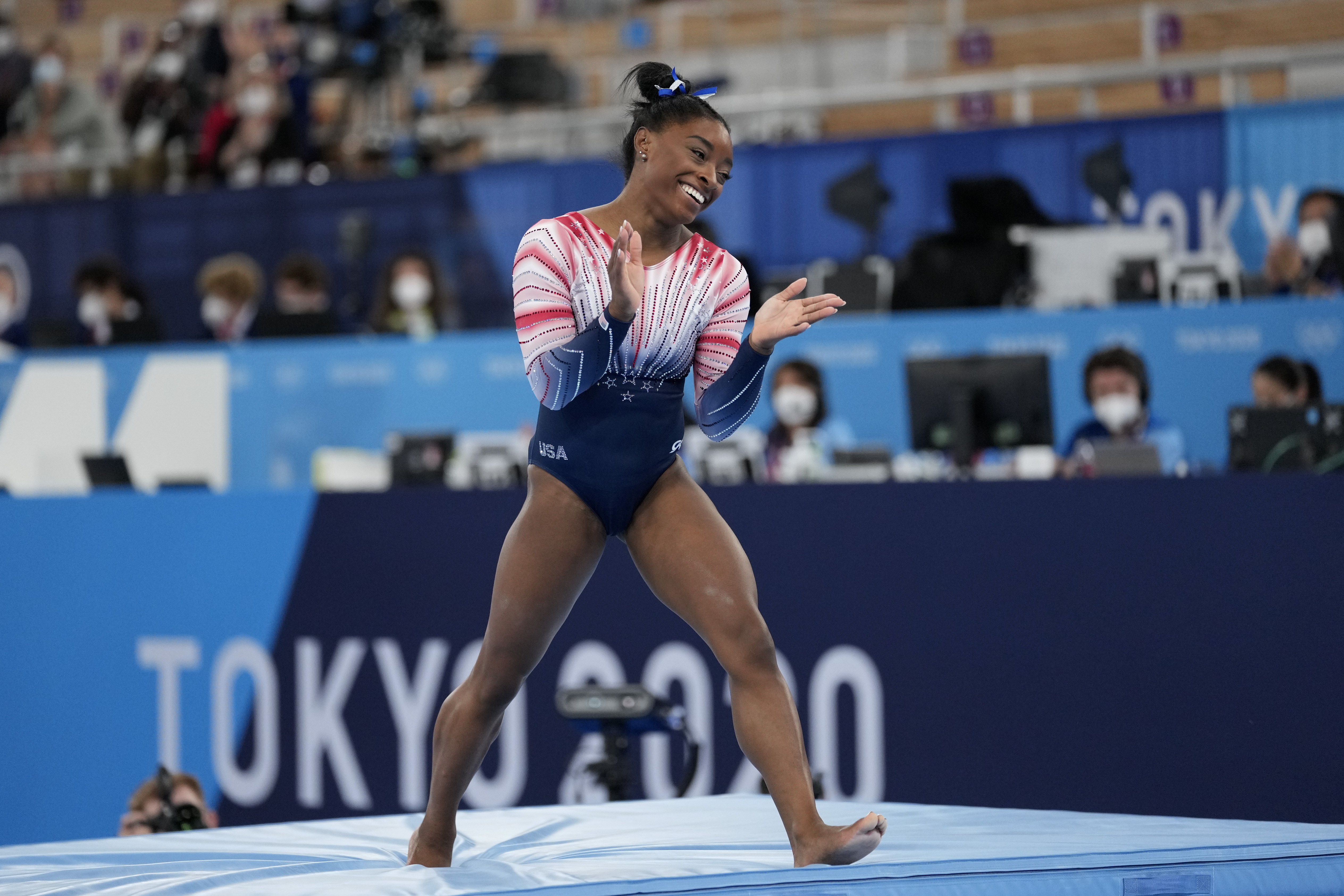 Photos: Simone Biles wins bronze in Olympic balance beam final