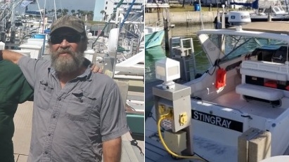 Florida boater, 62, found clinging to capsized vessel