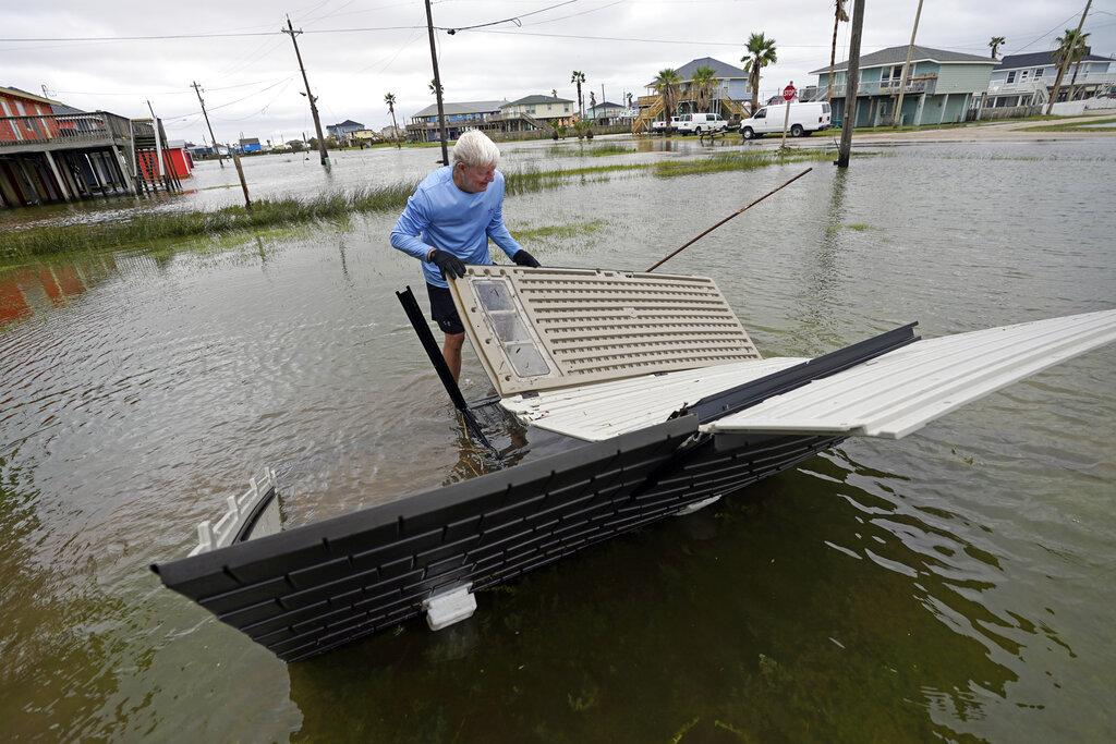 Tropical Storm Nicholas aftermath