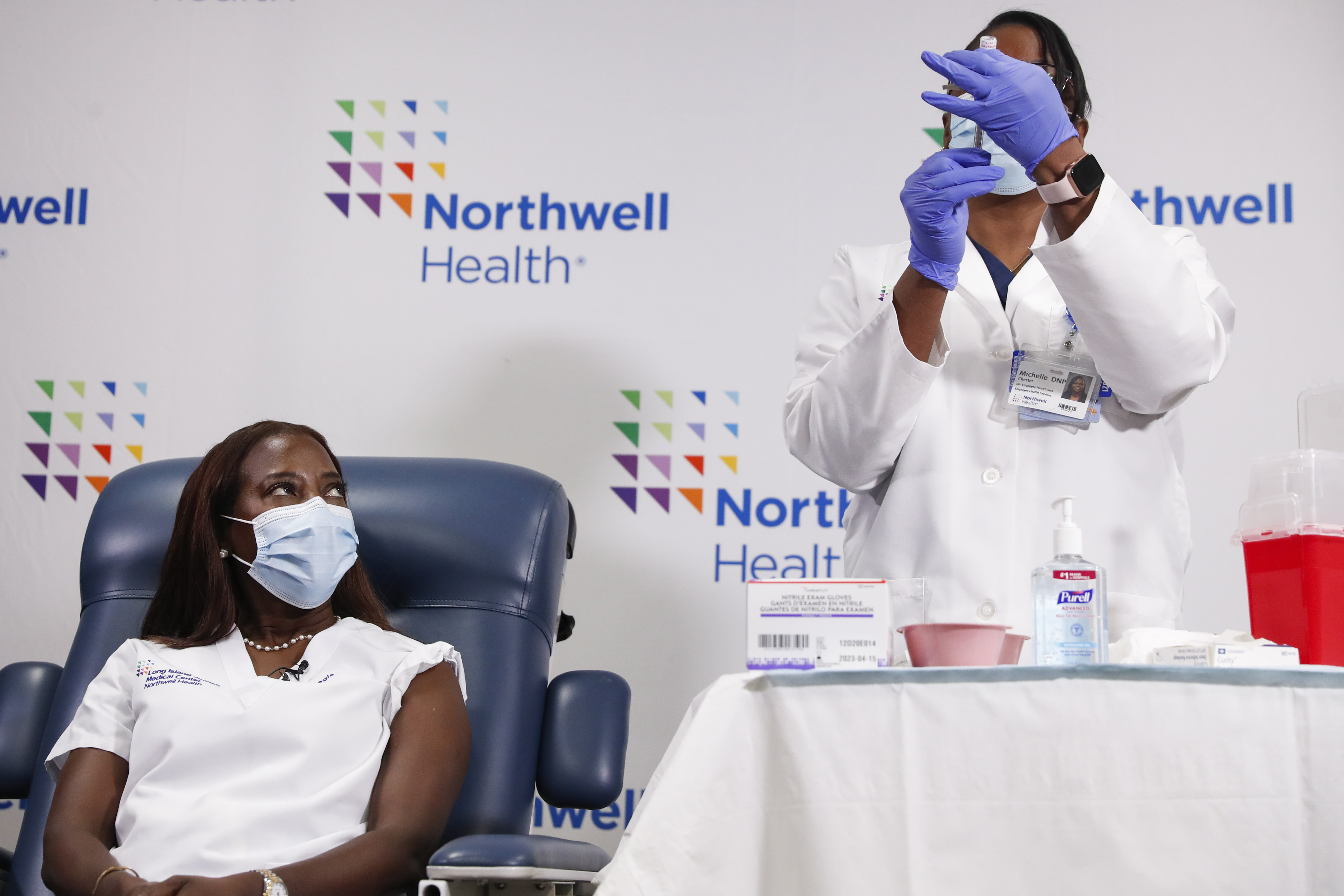 Photos: First Americans vaccinated against COVID-19 receive second dose