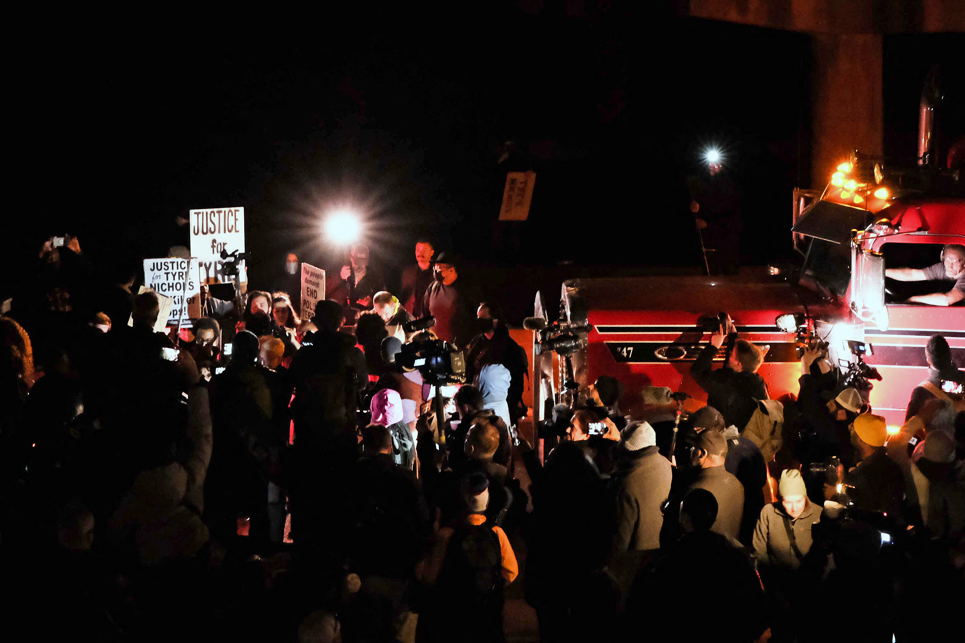 Protests in response to video of Tyre Nichols' arrest