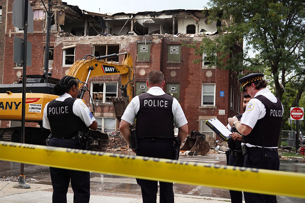 Photos: Chicago building explosion leaves 8 injured