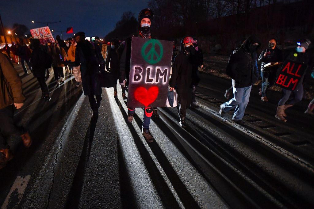 Photos: Protesters take to Rochester streets after police not charged in Daniel Prude death