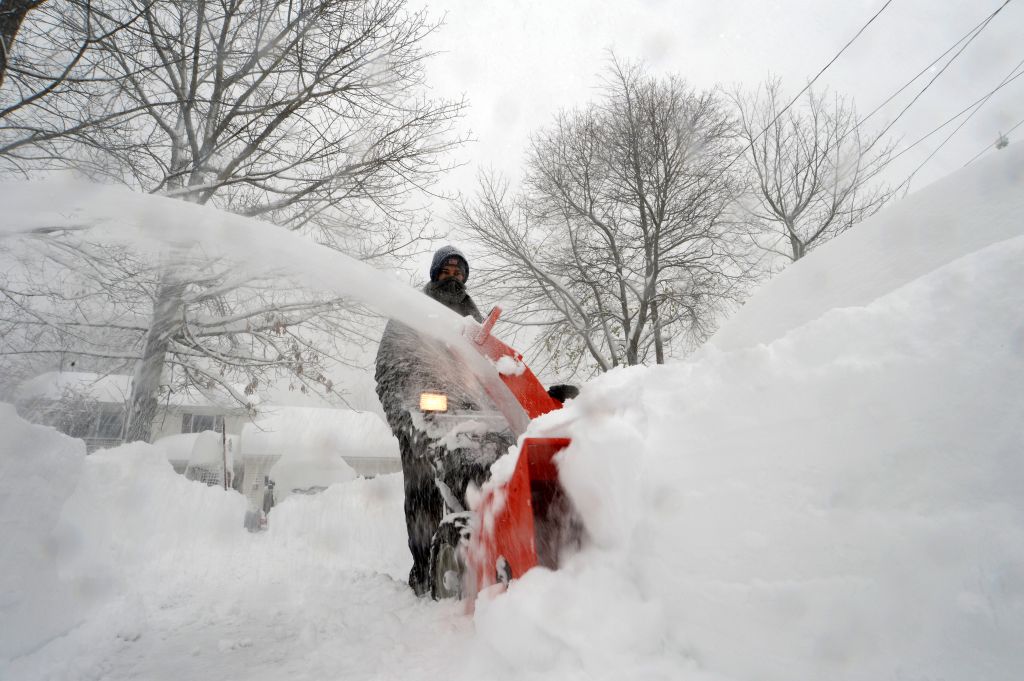 Intense Winter Storm Brings Multiple Feet Of Lake Effect Snow To Buffalo Area