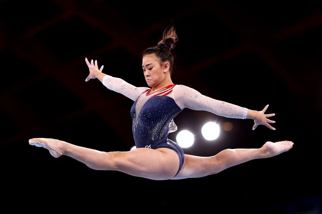 Photos: Sunisa Lee, Jade Carey compete in Olympic gymnastics all-around