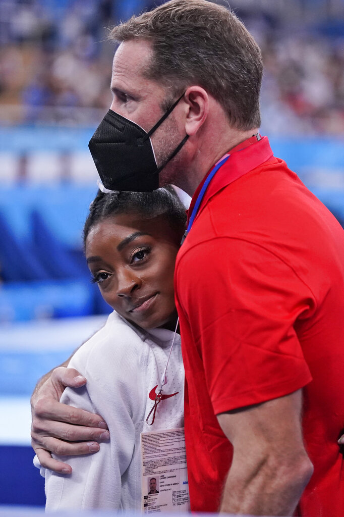 Simone Biles drops from team competition