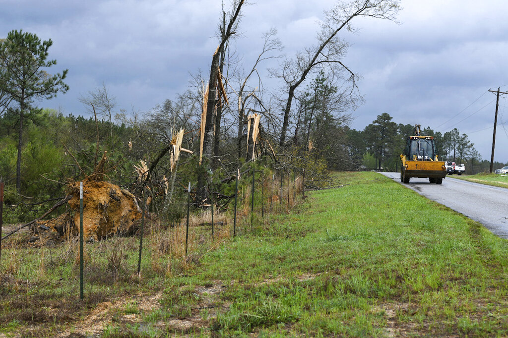 Photos: Tornadoes, severe storms batter Southern states