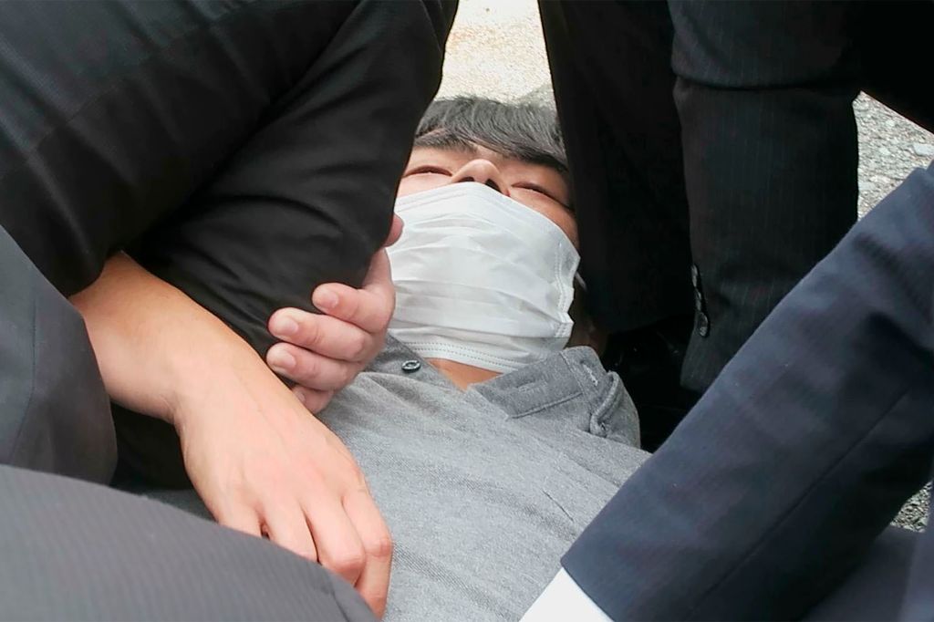 Photos: Shinzo Abe, former Japanese prime minister, shot during campaign speech