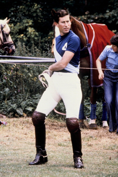 Great Britain, Prince Charles During A Polo Game