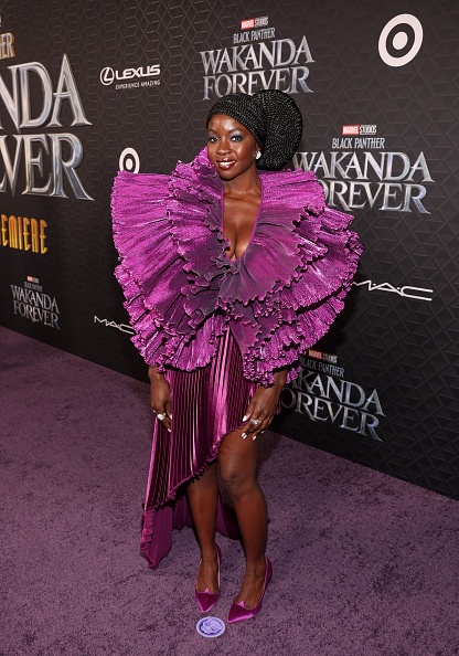 Photos: Rihanna, other stars shine on 'Black Panther: Wakanda Forever' red carpet