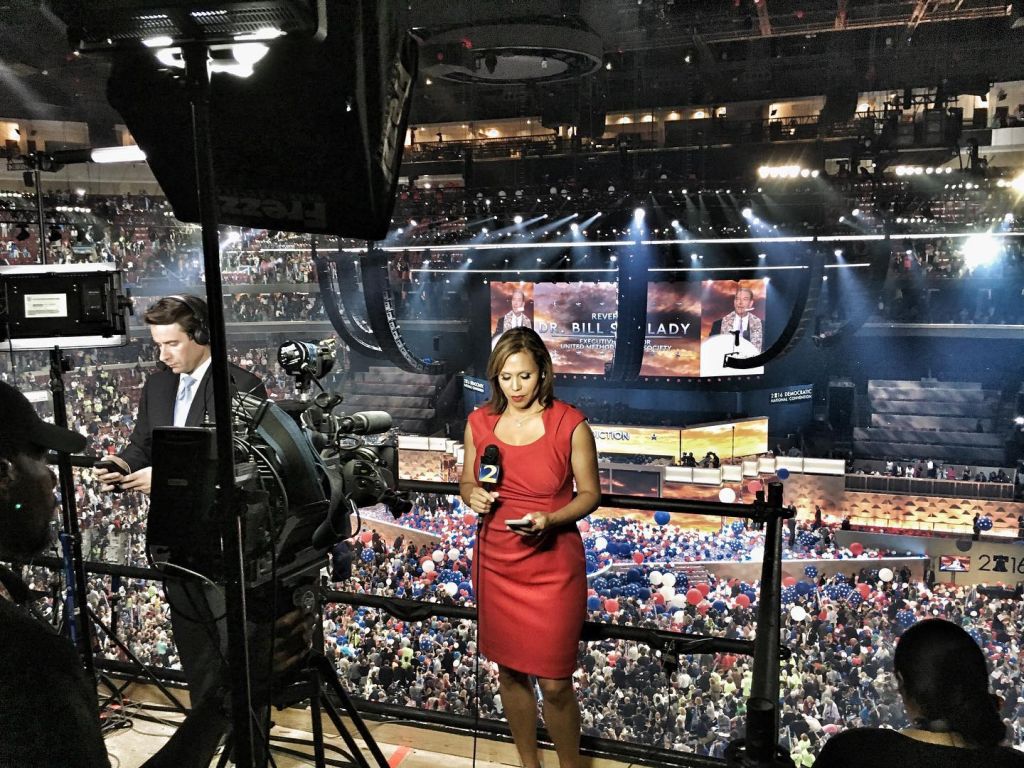 Jovita Moore at the Democratic National Convention