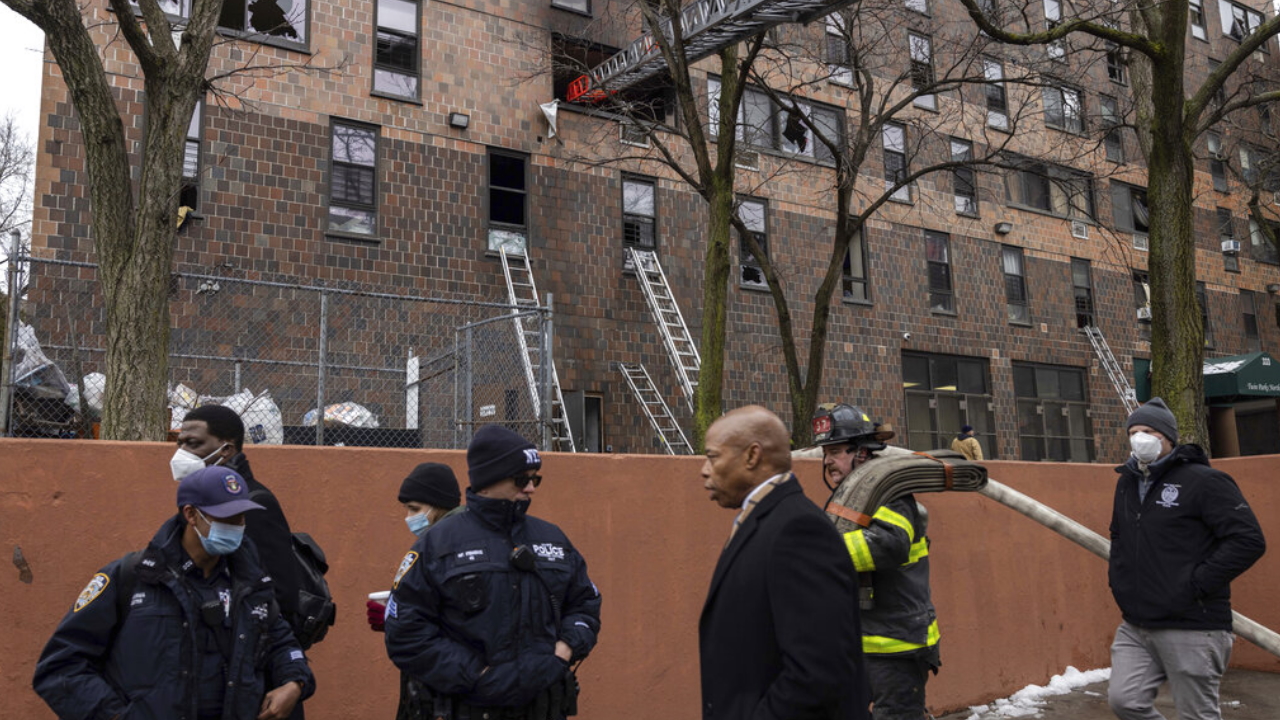Photos: NYC apartment fire