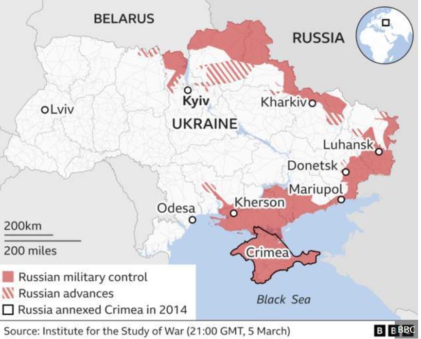 Russian troop advancements