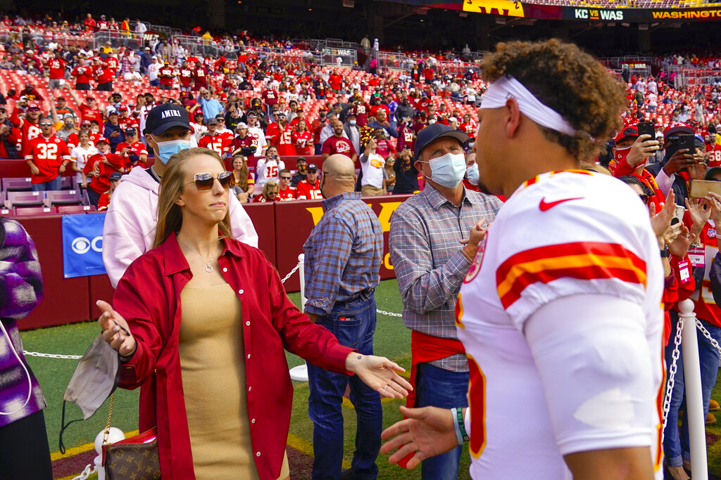 Patrick and Brittany Mahomes