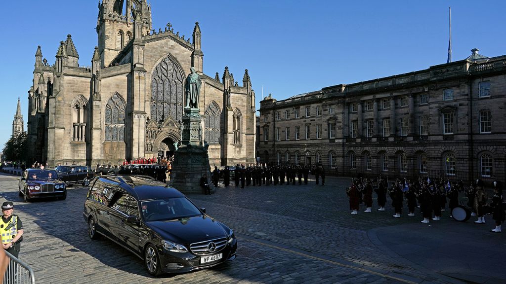 Queen Elizabeth II's coffin leaves Scotland for London