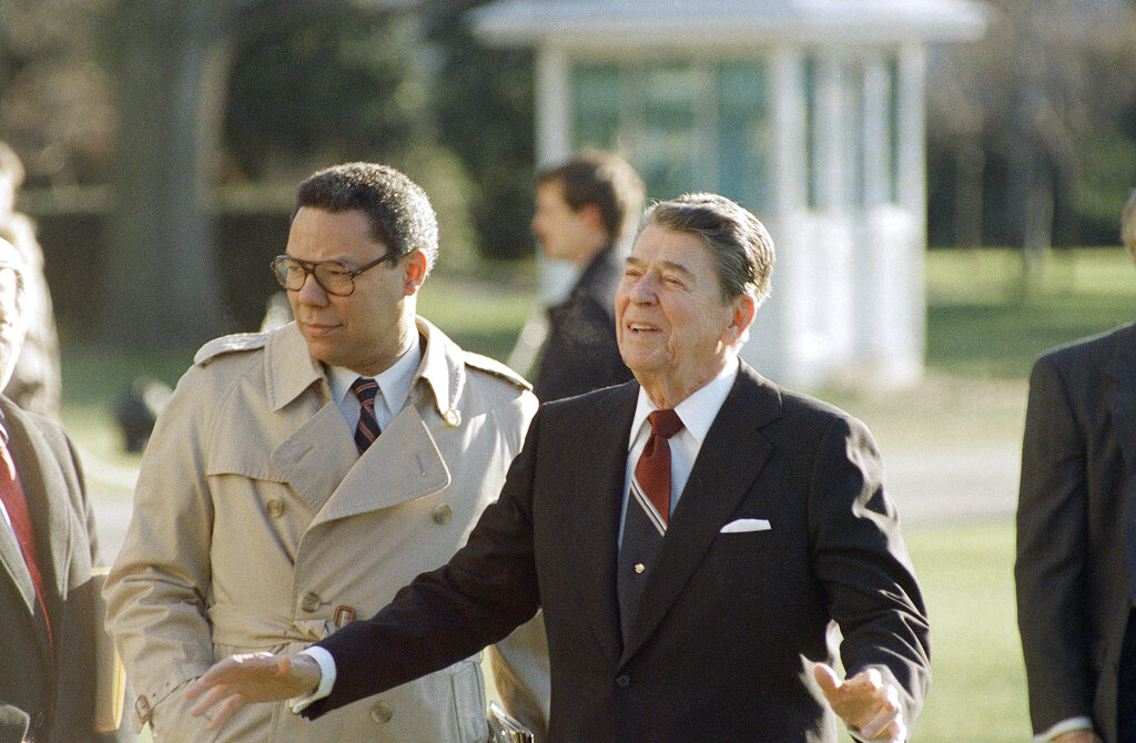 Gen. Colin Powell through the years