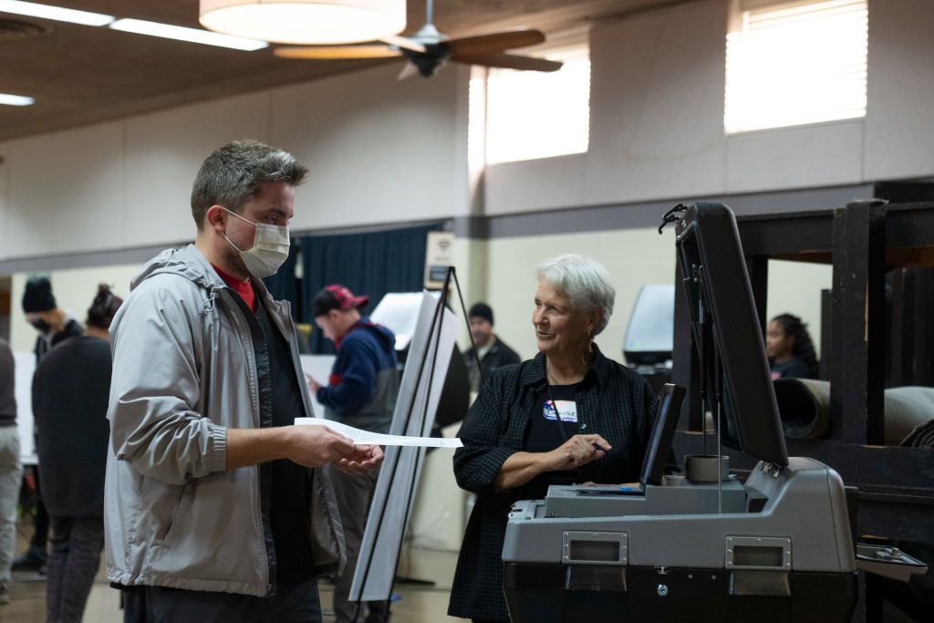 Americans Head To The Polls To Vote In The 2022 Midterm Elections