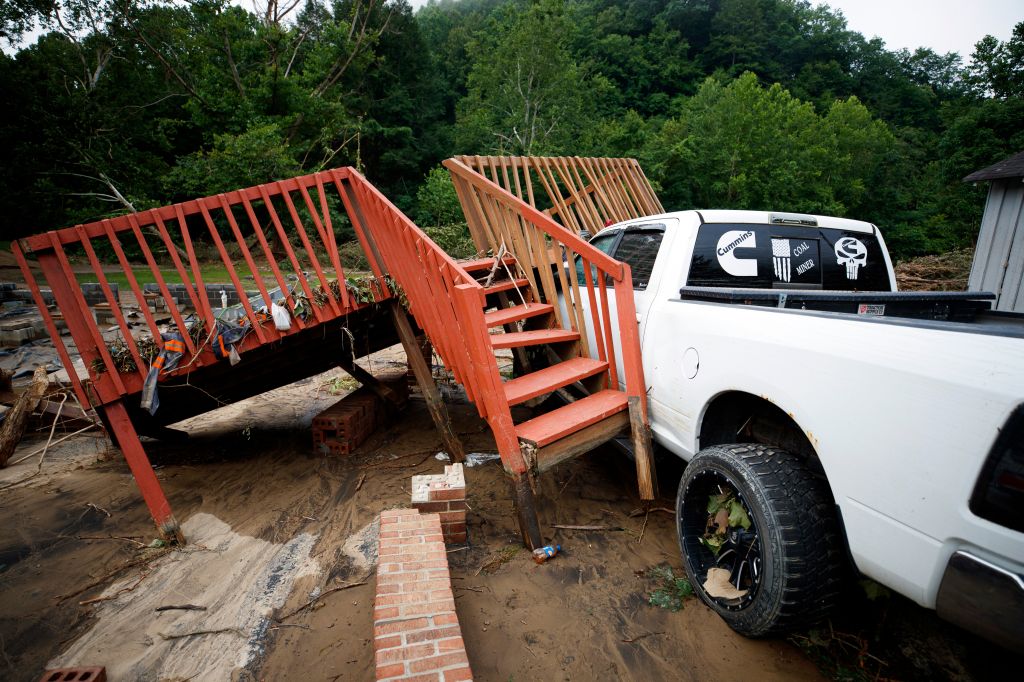 Photos: Virginia flooding washes out homes, roads