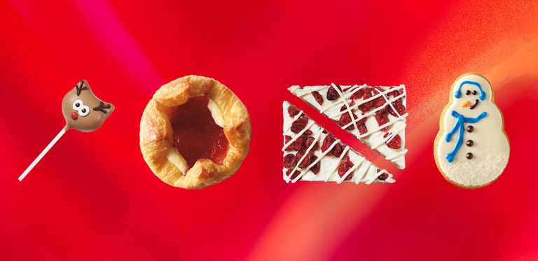 Items on Starbucks new holiday menu.