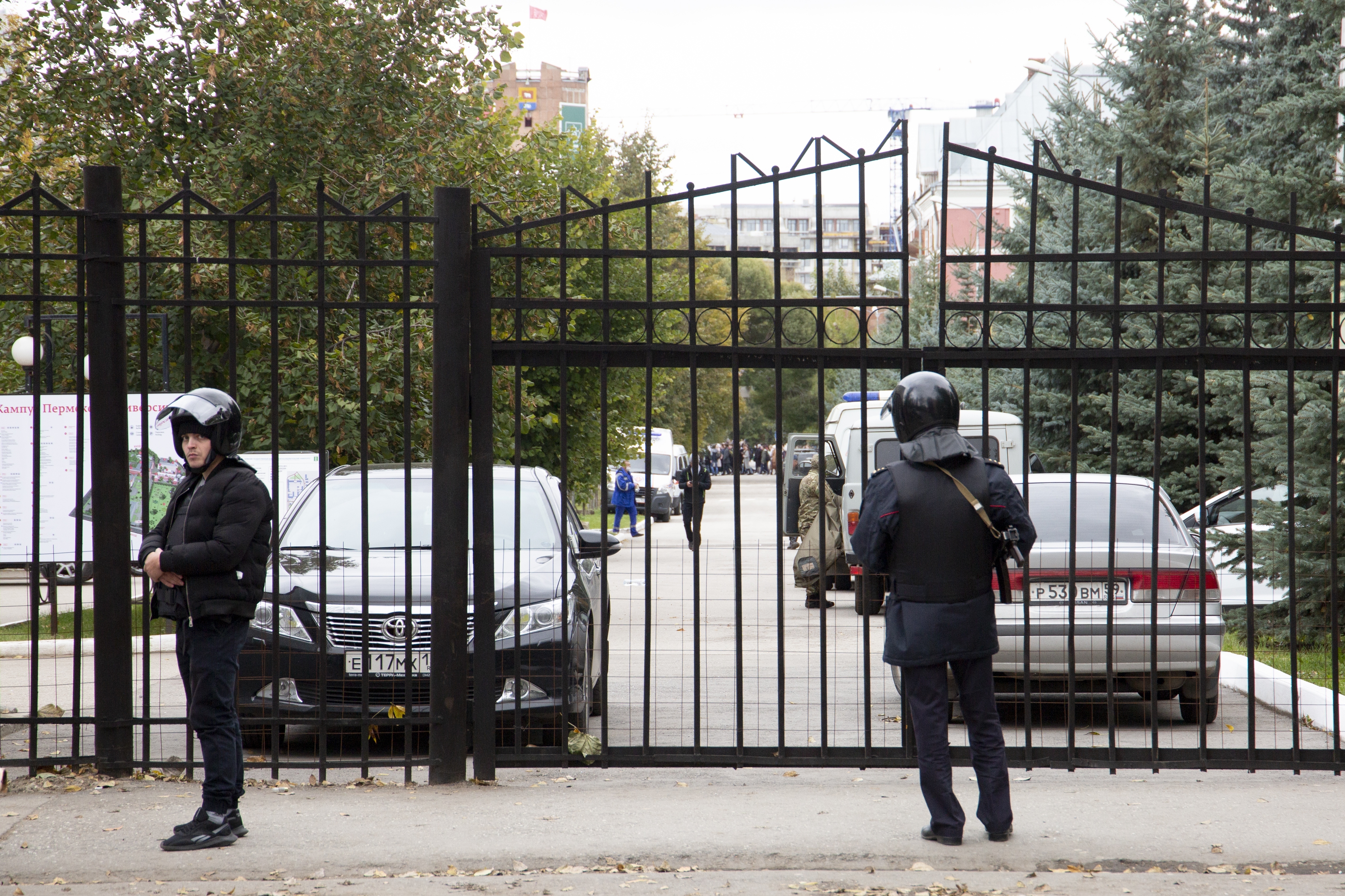 Photos: Russian university shooting leaves 6 dead, 2 dozen hurt