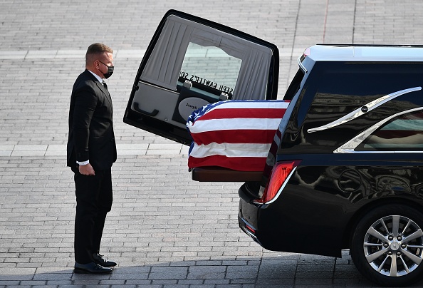 Bob Dole Lies In State At U.S. Capitol