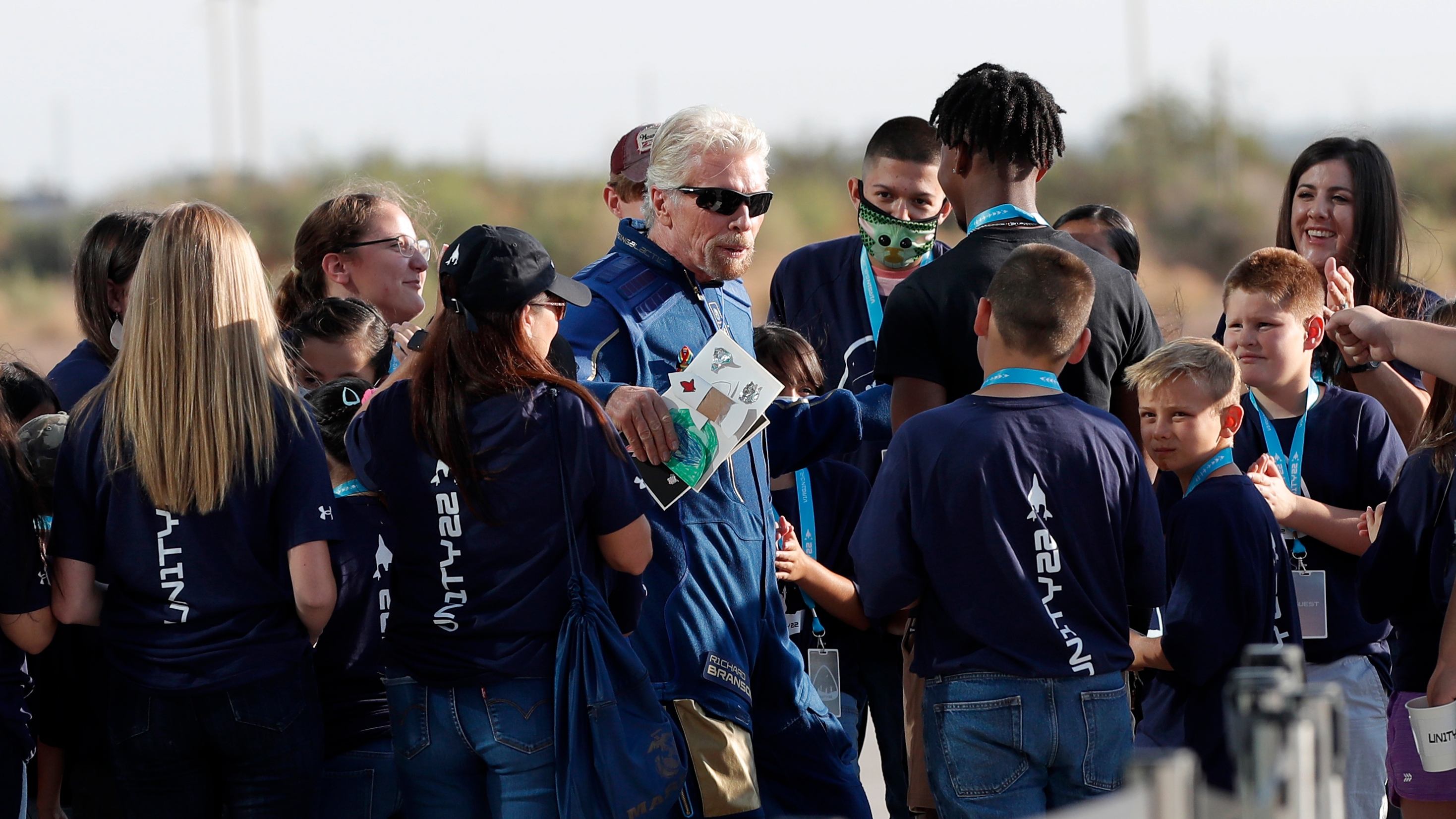 Richard Branson launches into space
