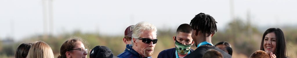 Richard Branson launches into space