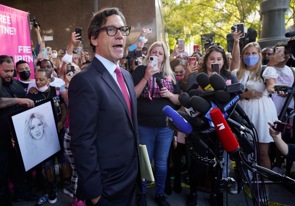 Photos: Britney Spears fans rally outside courthouse during conservatorship hearing