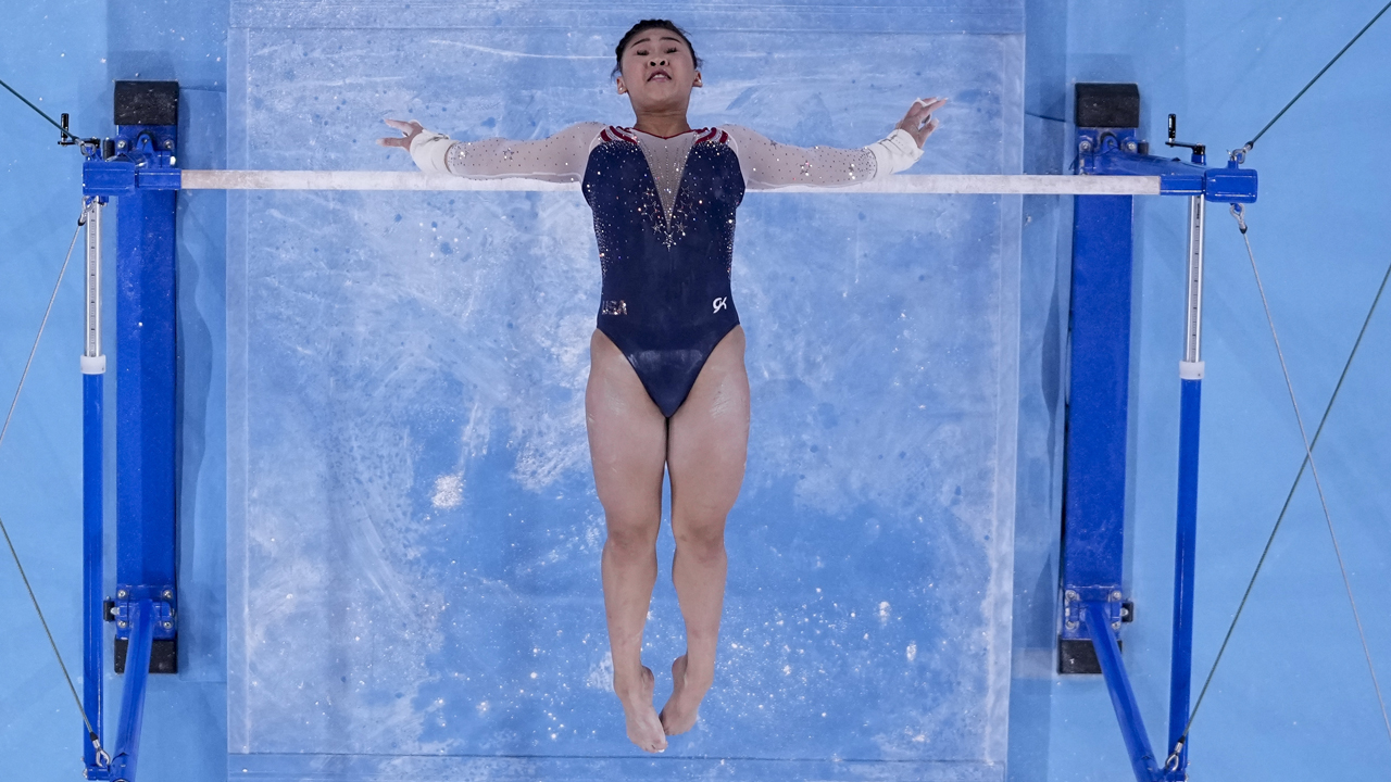 Photos: Sunisa Lee, Jade Carey compete in Olympic gymnastics all-around