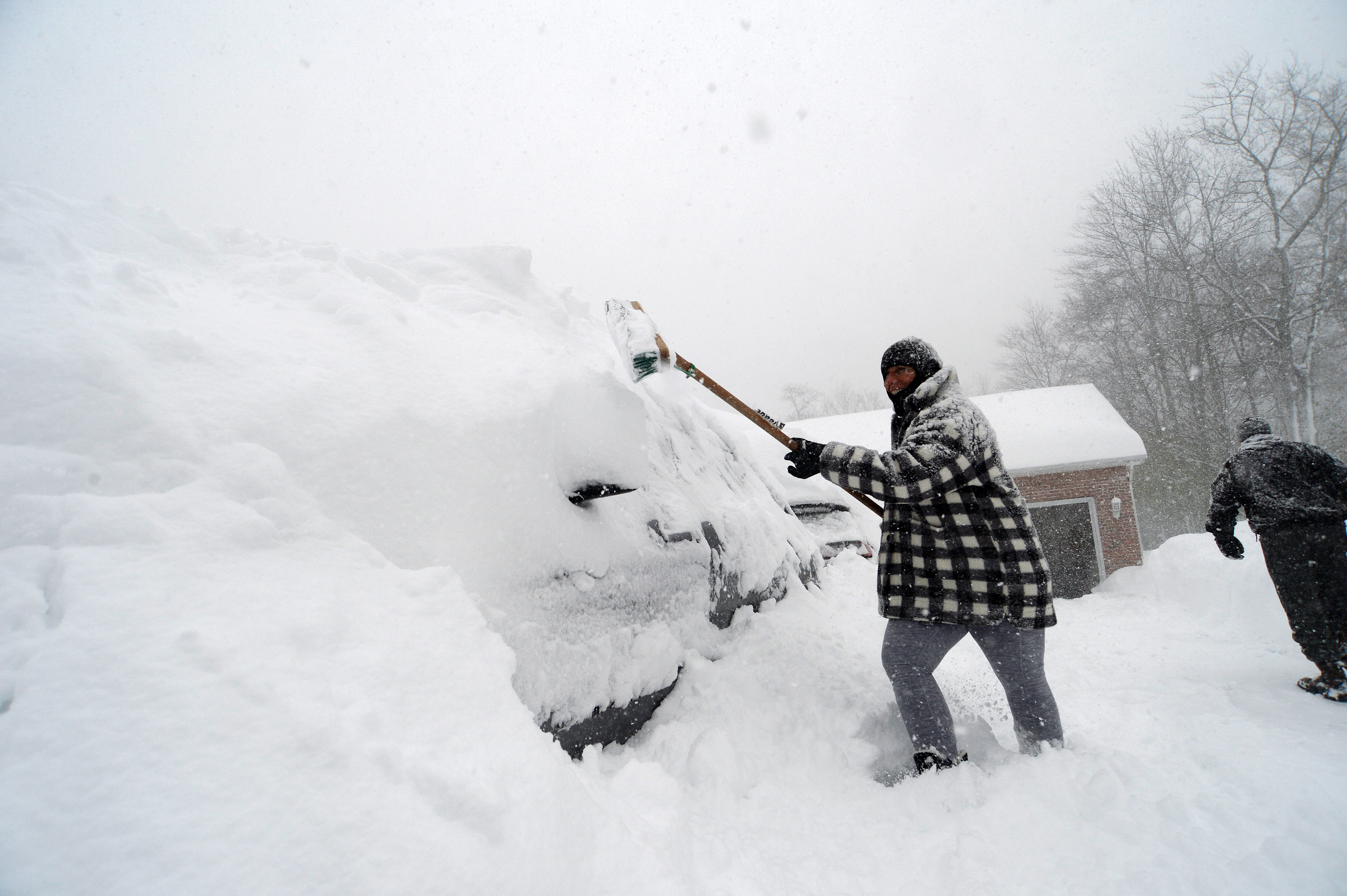 Intense Winter Storm Brings Multiple Feet Of Lake Effect Snow To Buffalo Area