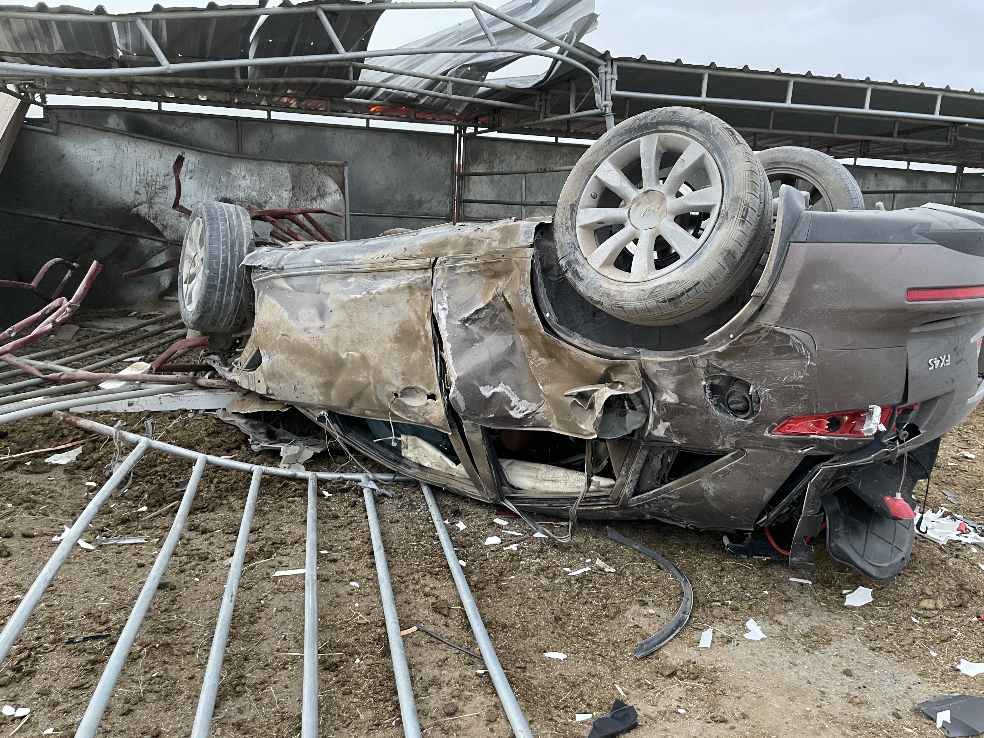 Two boys are dead after a man crashed into their play area
